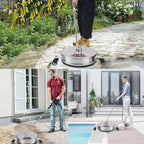 Round Floor Scrubber High Pressure Cleaner, Size: