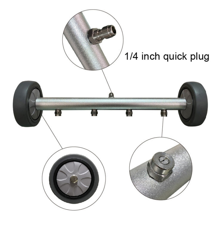 Car Chassis Washe 1/4 Quickly Inserts Road Cleaning Brush