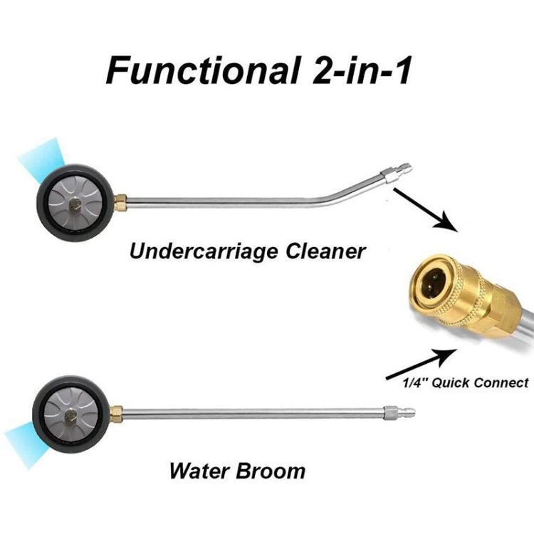 Car Chassis Washe 1/4 Quickly Inserts Road Cleaning Brush