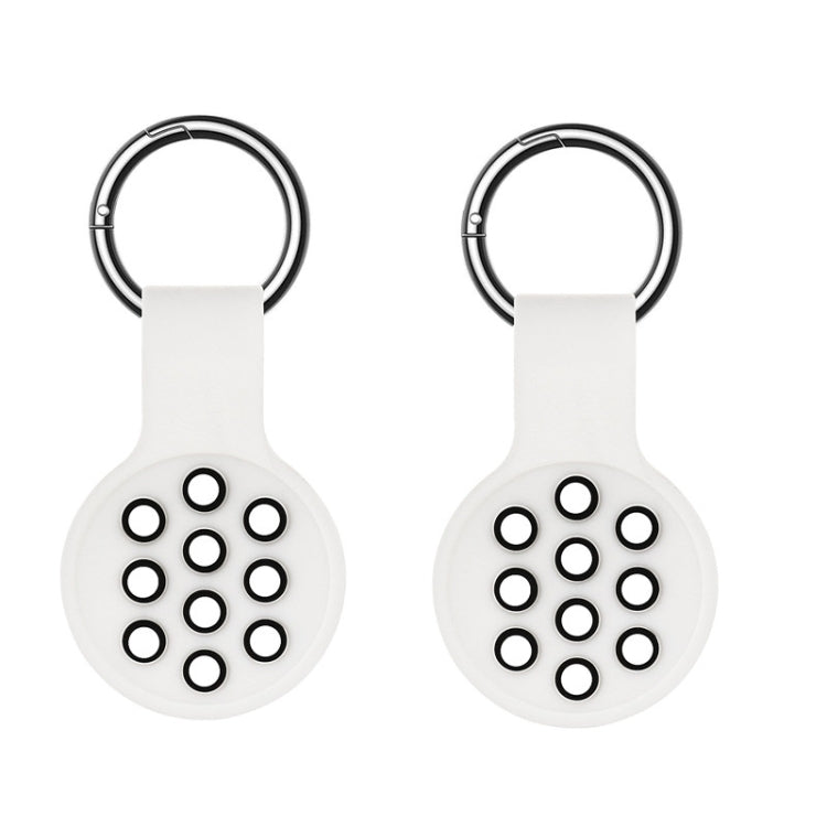 2 PCS Contrast Color Perforated Silicone Case for AirTag 2nd Gen / AirTag 1st Gen — 02