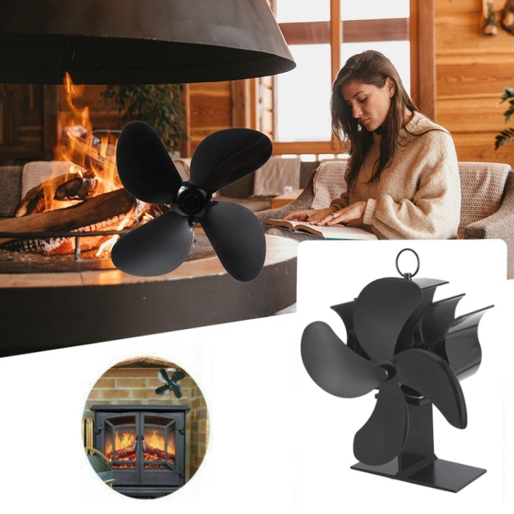 ZJ-1 Fireplace Thermal Power Stove Fan