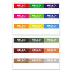 12 PCS My Name Stickers 18 Design Stickers Kids Stationery Stickers — Style 2