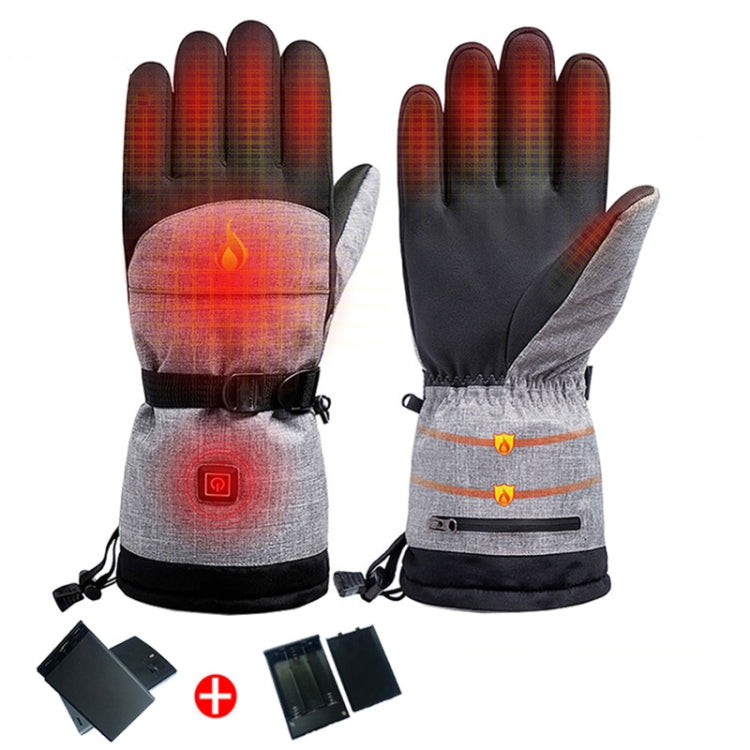 Winter Heating Hand Warmer Electric Thermal Gloves, Specification: — Only Gloves