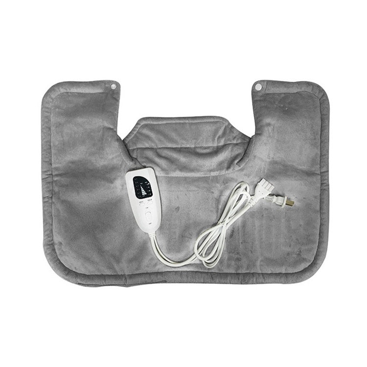 Electric Heated Thermal Shawl On The Back And The Neck — Creamy-white