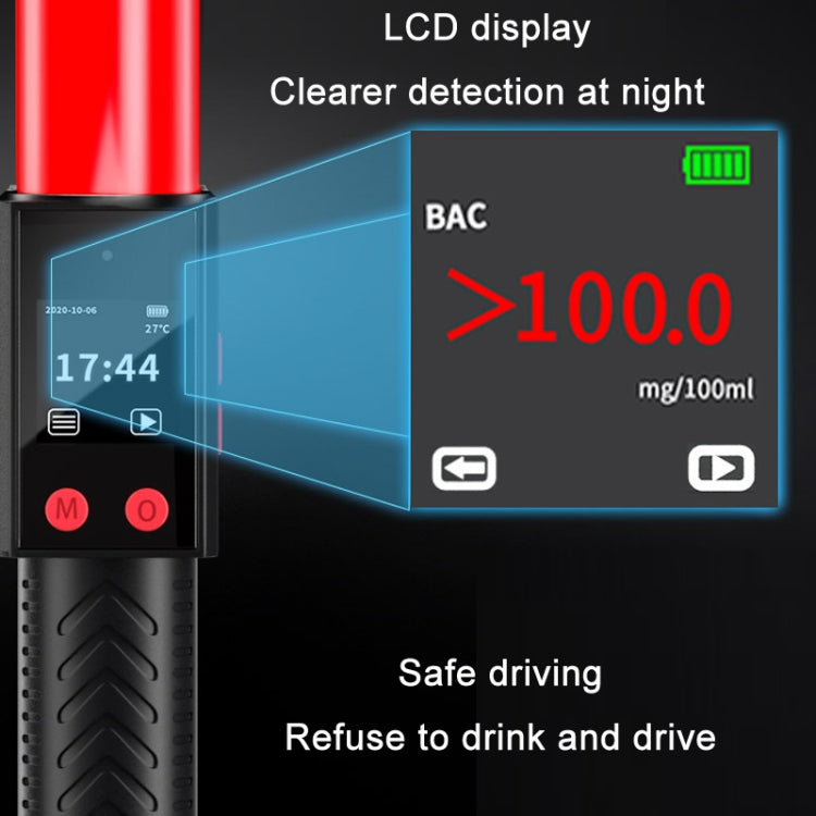 Blow Type High Precision Alcohol Detector Baton