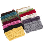 2 PCS Twist Hair Accessories Hair Band Knitted Wool Thickened Warm Headgear — view 17