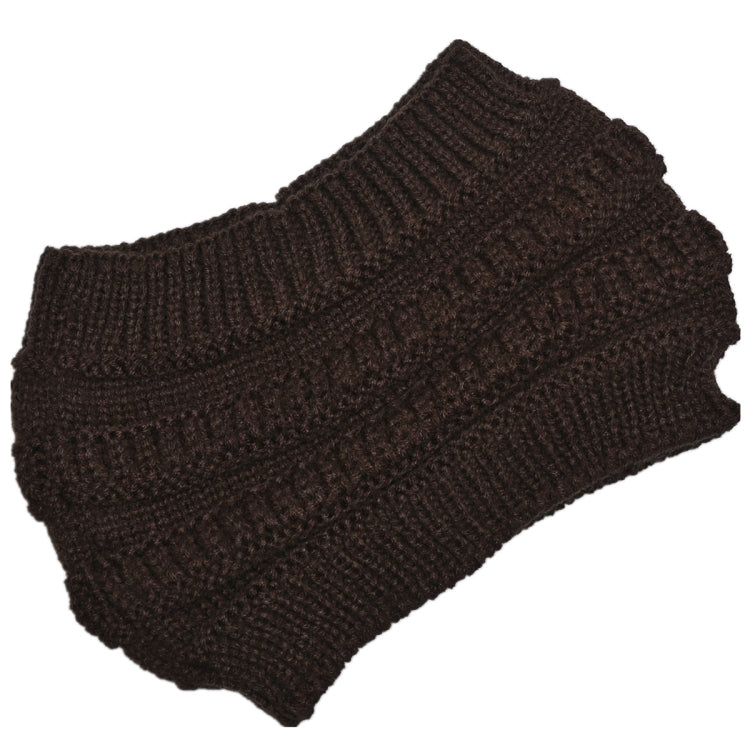 Autumn and Winter Women Knitted Headband Widening Face Wash Head Cover — Pink