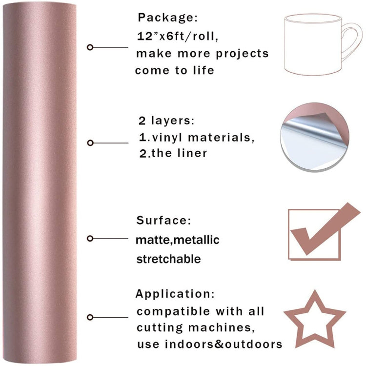 Matte Metal Self Adhesive Vinyl Lettering Sticker Cup Sticker Car Sticker