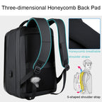 160 Large Capacity ABS Waterproof Laptop Backpack with USB Charging Port — view 5