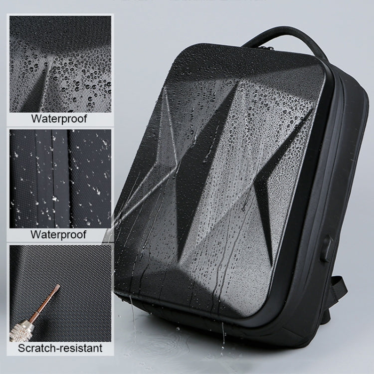 160 Large Capacity ABS Waterproof Laptop Backpack with USB Charging Port — view 6