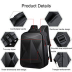 160 Large Capacity ABS Waterproof Laptop Backpack with USB Charging Port — view 9