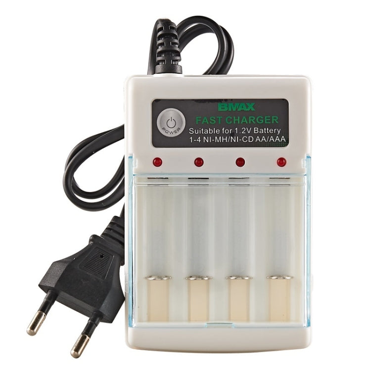 BMAX 4 Slot Independent AA/AAA Battery Charging Seat