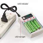 BMAX 4 Slot Independent AA/AAA Battery Charging Seat