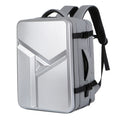 Large-capacity Waterproof Expandable Hard Shell Backpack with USB Charging Hole