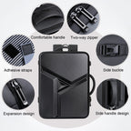 Large-capacity Waterproof Expandable Hard Shell Backpack with USB Charging Hole — view 11