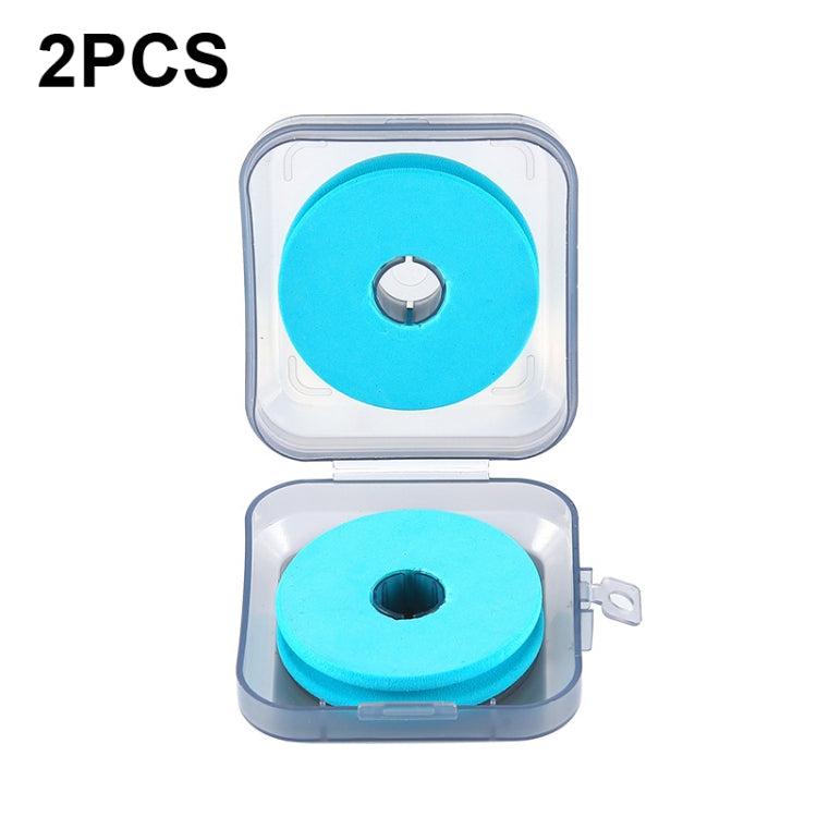 2 PCS Convenient Fishing Line Main Line Box Fishing Gear Supplies, Style: — 2 Axle Box With Foam Axle