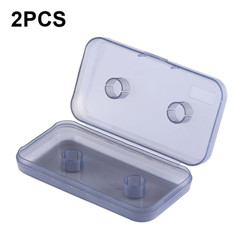 2 PCS Convenient Fishing Line Main Line Box Fishing Gear Supplies, Style: — 4 Axle Box Without Axle