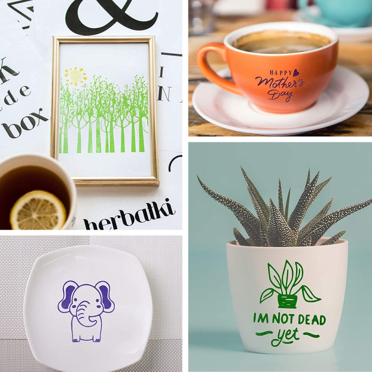 Glitter Adhesive Craft Permanent Vinyl Film For Cup Wall Glass Decor — view 33