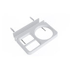 2-in-1 Hair Dryer Wall Mount Bracket Bathroom Shelf