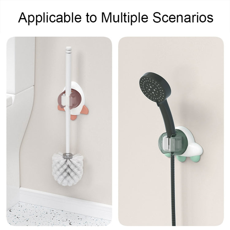 Ffcat Bathroom Mop Rack Cartoon Seamless Sticker Mop Hook — view 8