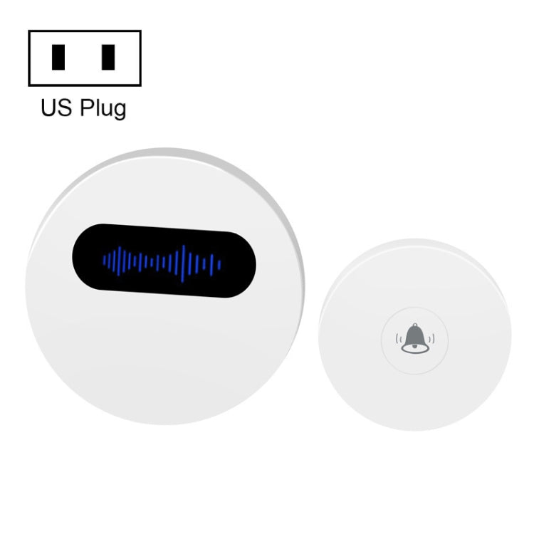 T10-1 1 For 1 Lighting Self-Power Generation Wireless Intelligent Anti -Rainwater Doorbell