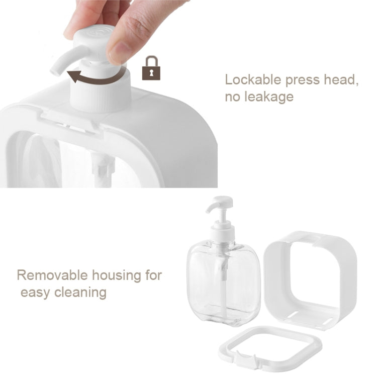 Transparent Hand Sanitizer Split Bottle Plastic Press Type Emulsion Bottle — view 4