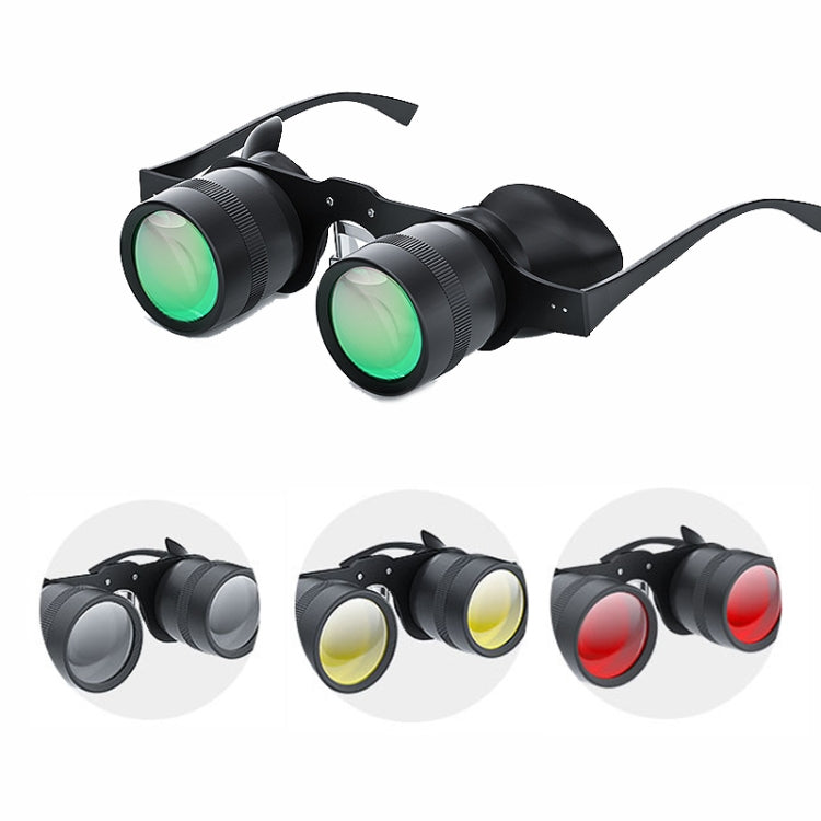D-1548 10x HD Adjustable Focus Fishing Binoculars,Spec:, Only Binoculars, With Grey Polarised Lens, With Yellow Polarised Lens, With Red Polarised Lens, With Grey+Yellow Polarised Lens, With Tricolour Polarised Lens