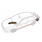 Car Buzzer Parking Sensor System with LCD Display