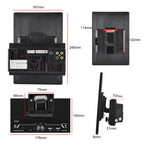 9520C Double Spindle 9.5 Inch Vertical Screen Car MP5 Player, Style: