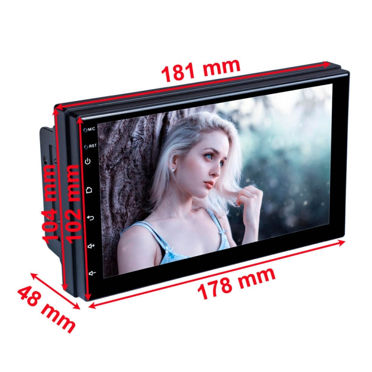 C7001 7 Inch Touch Screen Built-In CarPlay Car MP5 Player, Style: