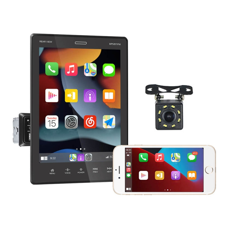 C800 9.5 Inch MP5 Single Butt Carplay Player, Style: