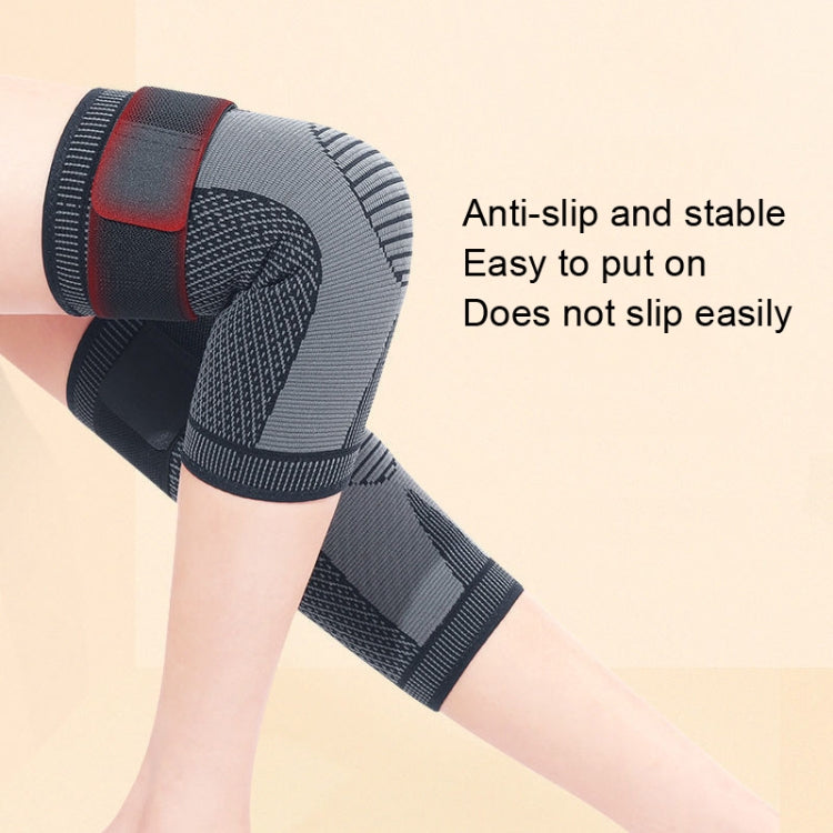1 Pair Strap Compression Knee Pads Anti-Cold and Anti-Slip Pads, Style: — view 12