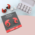 Anti-noise Sleep Earplugs Soundproof Earplugs — Red