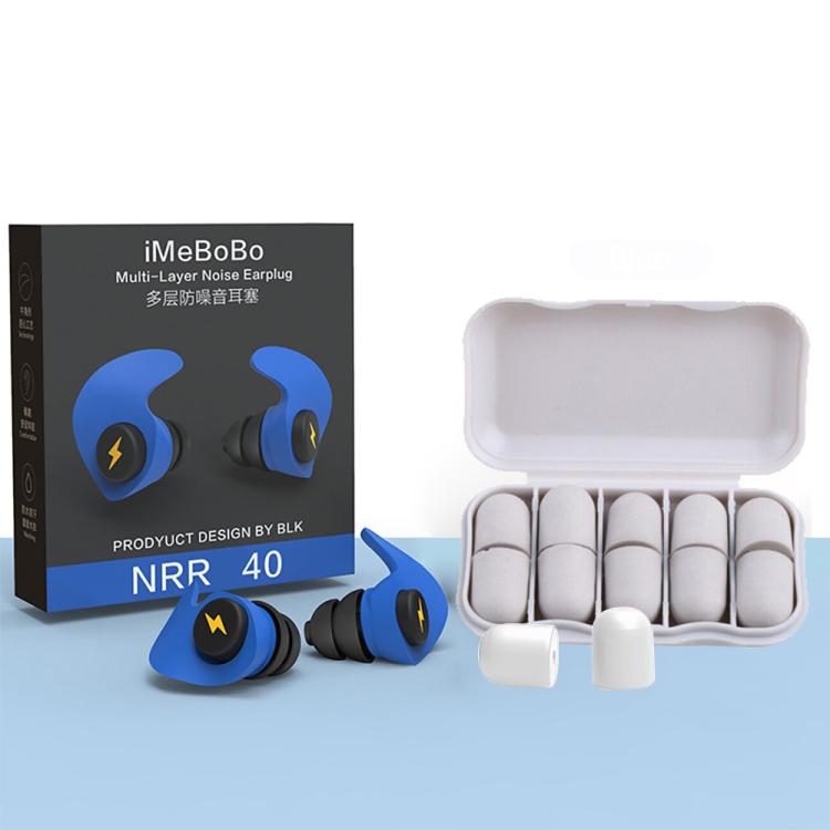 Anti-noise Sleep Earplugs Soundproof Earplugs — Blue