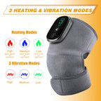 Electric Heating Therapy Knee Massager Vibration Massage Knee Pad — view 3
