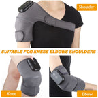 Electric Heating Therapy Knee Massager Vibration Massage Knee Pad — view 4
