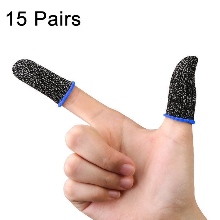 15 Pairs 18 Needles Gaming Finger Glove Anti-sweat and Non-slip Glove, Color: