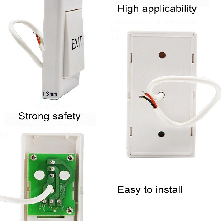 Access Control Switch Metal Touch Infrared Switch, Narrow Side Switch, Metal Brushed Switch, A03 Touch Switch, E5 Golden Switch