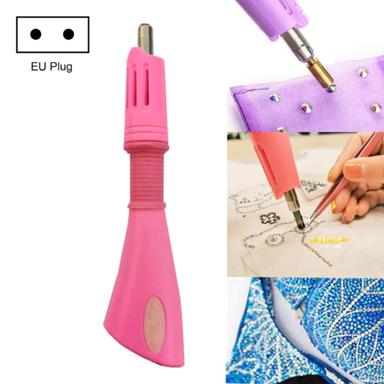 DIY Manual Stamping Tools Portable Dot Drill Pen, Specification: — EU Plug Pink