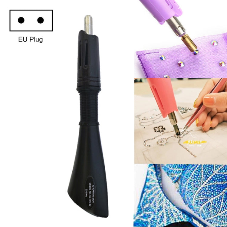 DIY Manual Stamping Tools Portable Dot Drill Pen, Specification: — EU Plug Black
