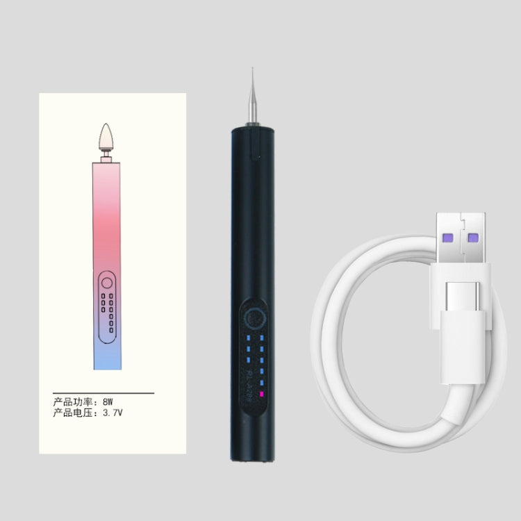 A288 Electric Grinding Machine Small Handheld Carving Pen, Style: — Black