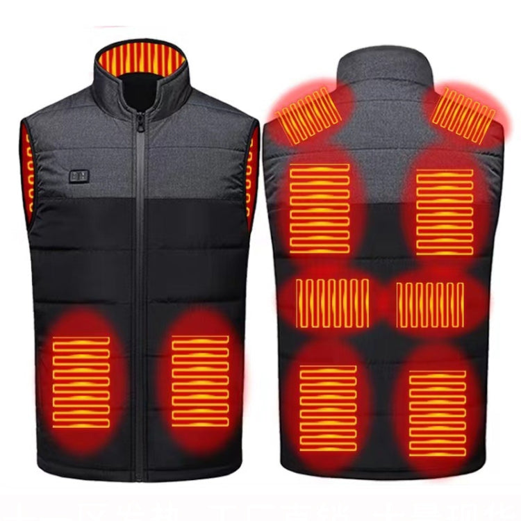 Heated Vest Electric Heating 3 Constant Temperature Warm Cotton Jacket — view 30