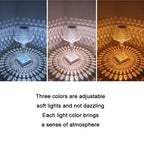 Bedside Crystal Table Lamp LED Wine Glass Night Light, Specification: — view 3