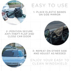 600D Oxford Cloth Car Snow Block Waterproof Windshield Coverings