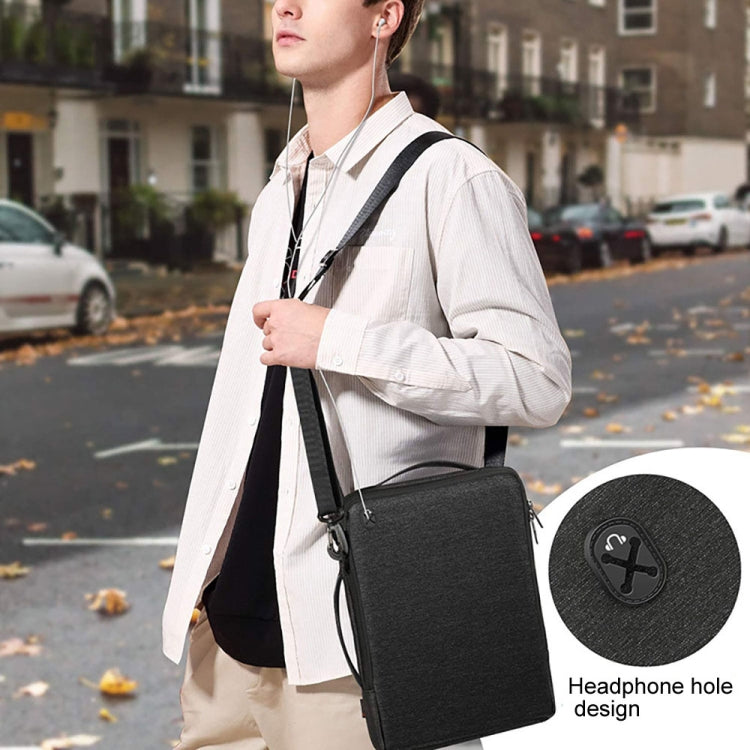 Portable Laotop Bag Waterproof Multifunctional Shoulder Crossbody Bag — view 6