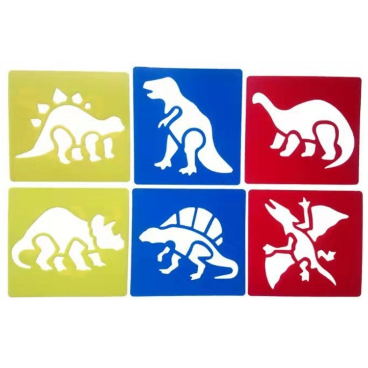 Children DIY Drawing Stencil Colorful Hollow Copy Board — H-17