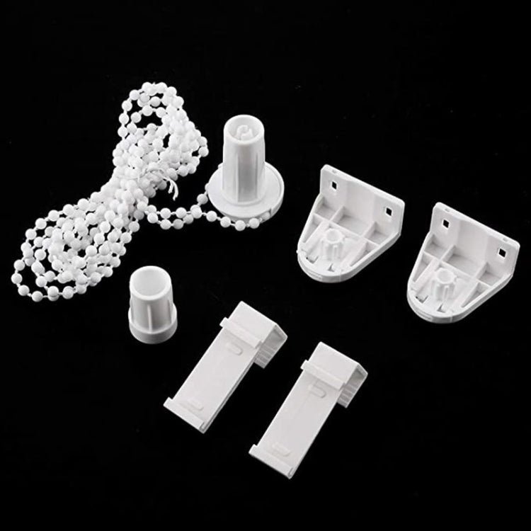 2 Sets 17mm Shutter Curtain Control Head With 2m Pull Beads Chain Set — 2 Sets 2m Pull Beads Chain