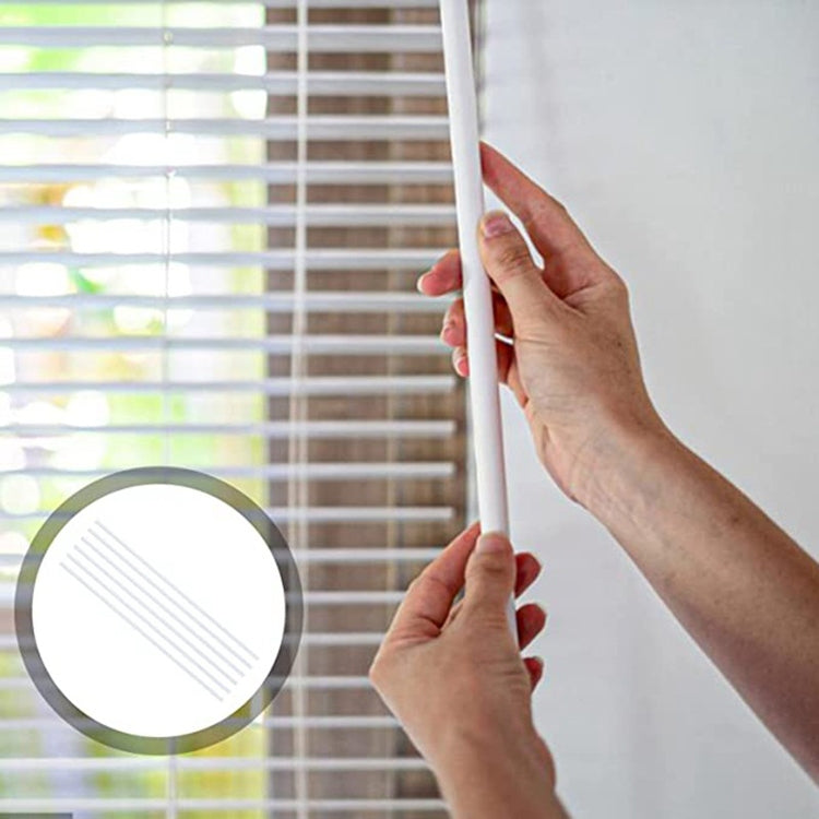 Blinds Rod Adjustable Light Bar With Hook Handle, 12 Inch Aluminum Alloy Rotary Rod