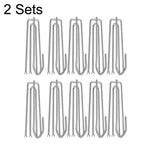 Set Curtain Replacement Hook, 2 Sets Four Claw Hook