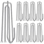 Set Curtain Replacement Hook, 2 Sets Four Claw Hook — 2 Sets Four Claw Hook